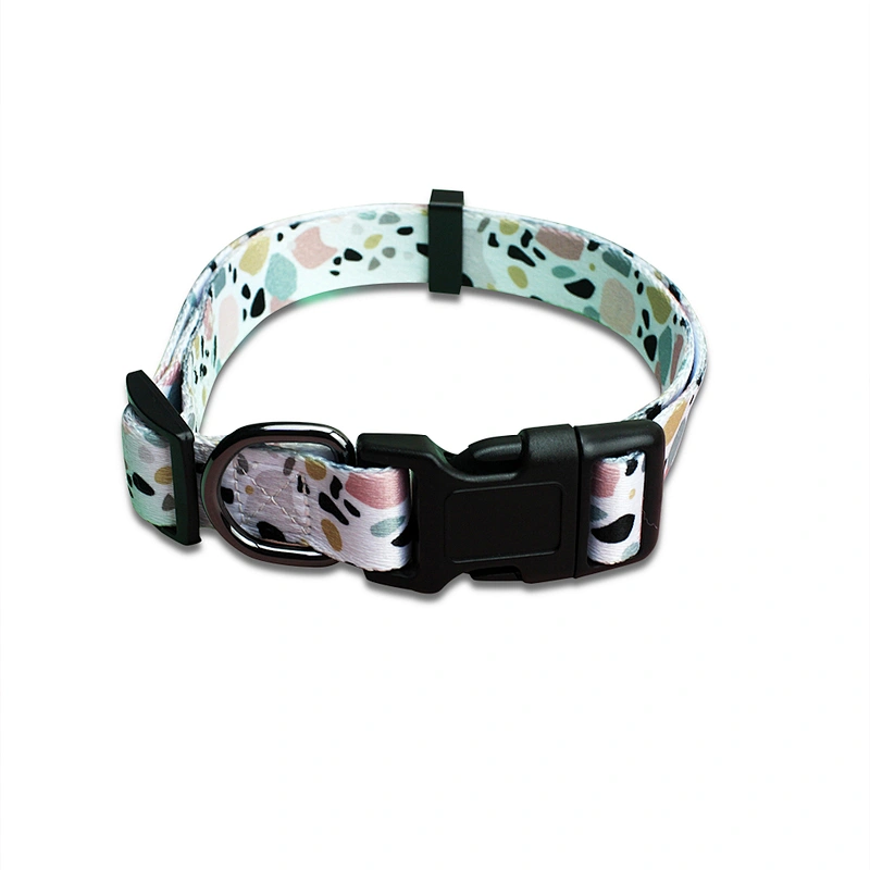 Hot Selling Colorful New Design Heat Transfer Printing 100% Polyester Dog Collar