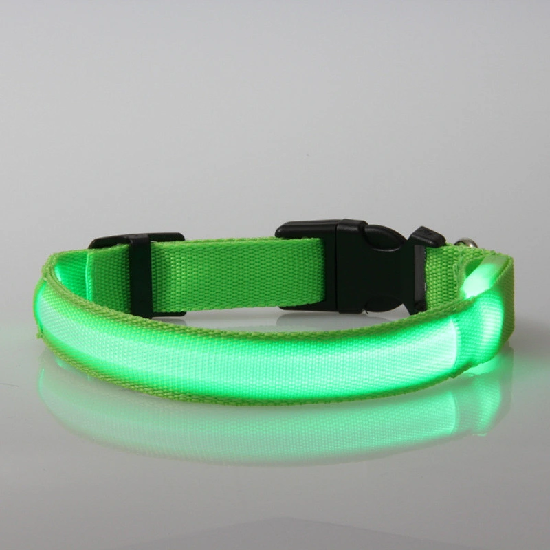 Amazon Hot Selling High Visible, Water Proof Adjustable Dog Led Collar Super Bright Durable Flashing Led Dog Collars USB