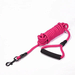 Cheap Factory Price 50 Ft Running Extender Nylon Dog Leash with Soft Handle