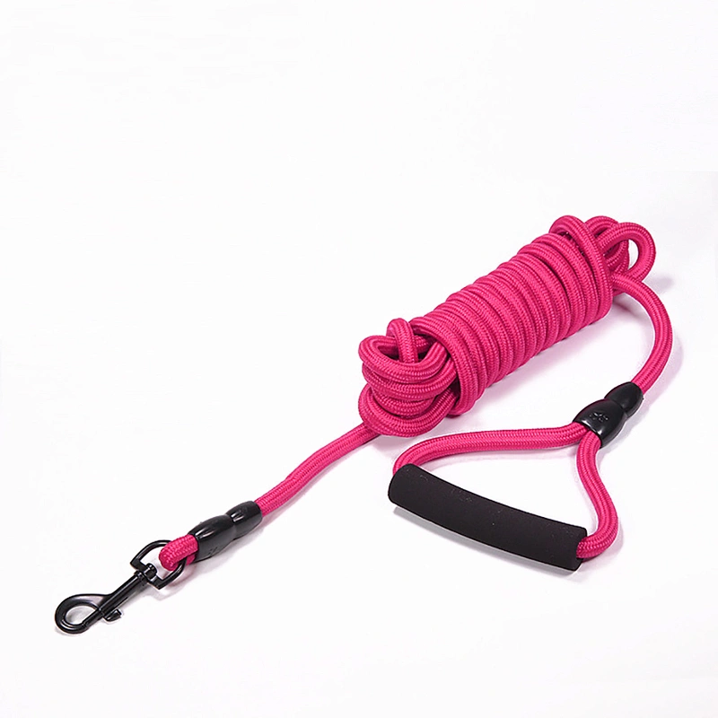 Cheap Factory Price 50 Ft Running Extender Nylon Dog Leash with Soft Handle