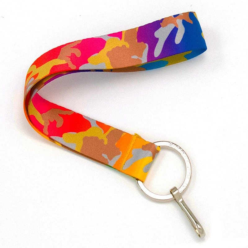 Professional Factory Reliable And Cheap Oem/Odm Acceptable Wrist Strap Sublimation Lanyard Keychain