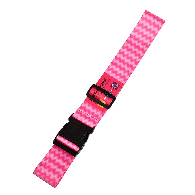 Adjustable Nylon Belts 0.5cm Wide Colorful Password Lock with Handle Sublimation luggage strap