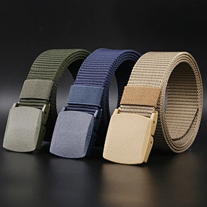 Wholesale Mens Army Belt Military Custom Tactical Nylon Belt Outdoor Survival Belt