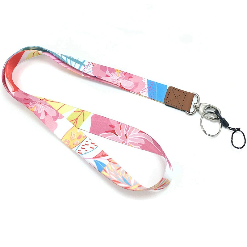 High Quality Custom Trade Assurance Wholesale Customized Sublimation Printed Neck Strap Polyester Lanyard