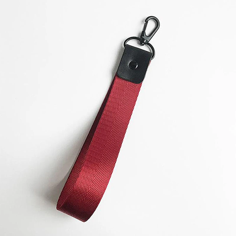 High Quality Wholesale Custom Cheap Phone Case Keychain Polyester Wrist Strap Lanyard