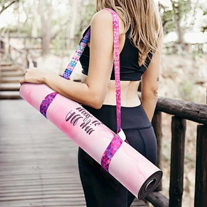 Eco Friendly Organic Cotton Polyester Yoga Mat Carrying Strap Yoga Strap