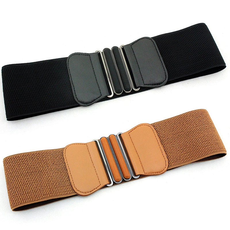 Ladies Luxury Western Elastic Band, Designer Stretch Waist Fashion Womens Elastic 3