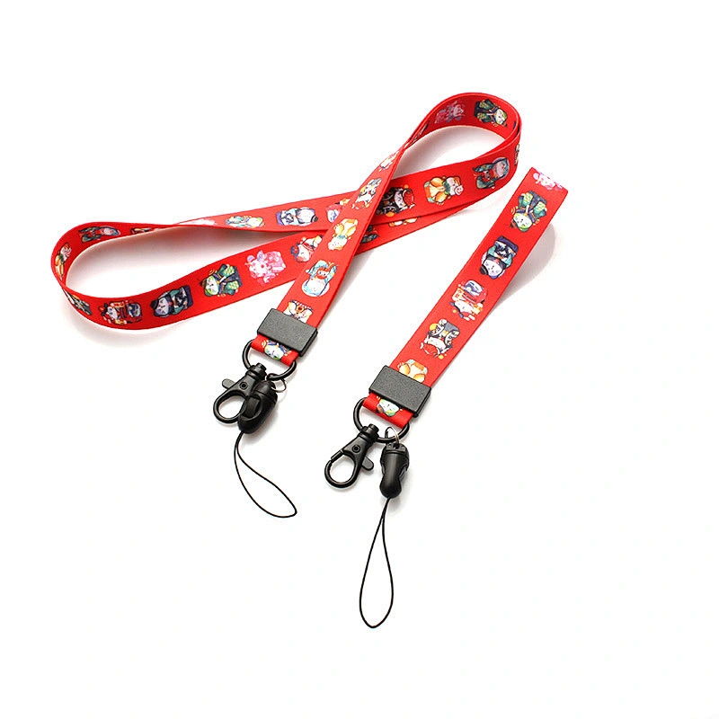 Customize Colored Fancy Breakaway Clip Oval Fashionable  Kid Mobile Whistle  Paracord With Logo Nylon Silk Printing Lanyard//