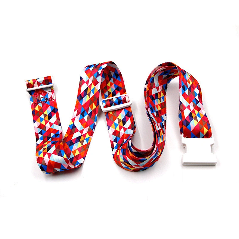 Length Enough Adjustable 150cm Custom Color TSA Lock Suitcase Elastic luggage strap