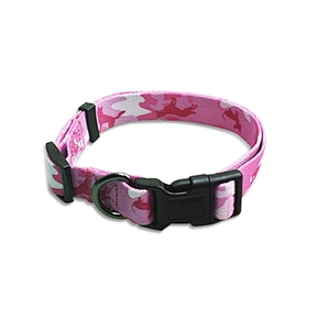 Hot Selling Colorful New Design Heat Transfer Printing 100% Polyester Dog Collar