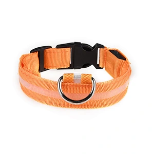 Safety Para Perro Night Illuminated, Walking Night Glowing Usb Rechargeable Pet Led Dog Collar