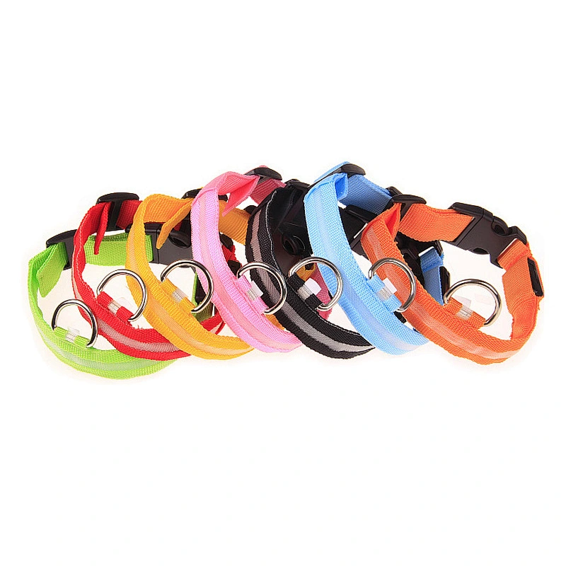 Amazon Best Seller Flashing USB Cable Adjustable Rechargeable Glow Light Up LED Pet Dog Collar