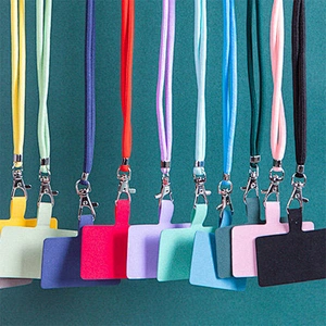 2022 Custom Blank Anti Lost DIY Keychain Key Chain 160cm Strap for Phone Holder Neck Mobile Patch Phone Case Nylon Rope Lanyard