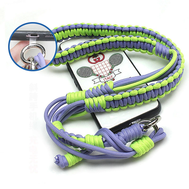 Hand-woven Strap Phone Lanyard Adjustable Detachable Neck Cord Strap And float Phone Safety Tether For All Mobile Phone Case