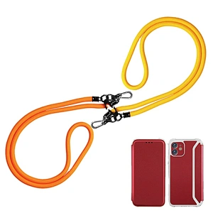 Detachable Phone Cover Holder Crossbody Shoulder Hanging Cord Neck Polyester Lanyard Rope No Beads Mobile Cell Phone Case Strap