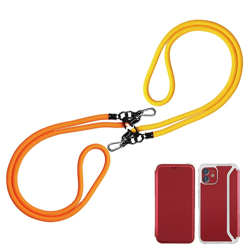Detachable Phone Cover Holder Crossbody Shoulder Hanging Cord Neck Polyester Lanyard Rope No Beads Mobile Cell Phone Case Strap
