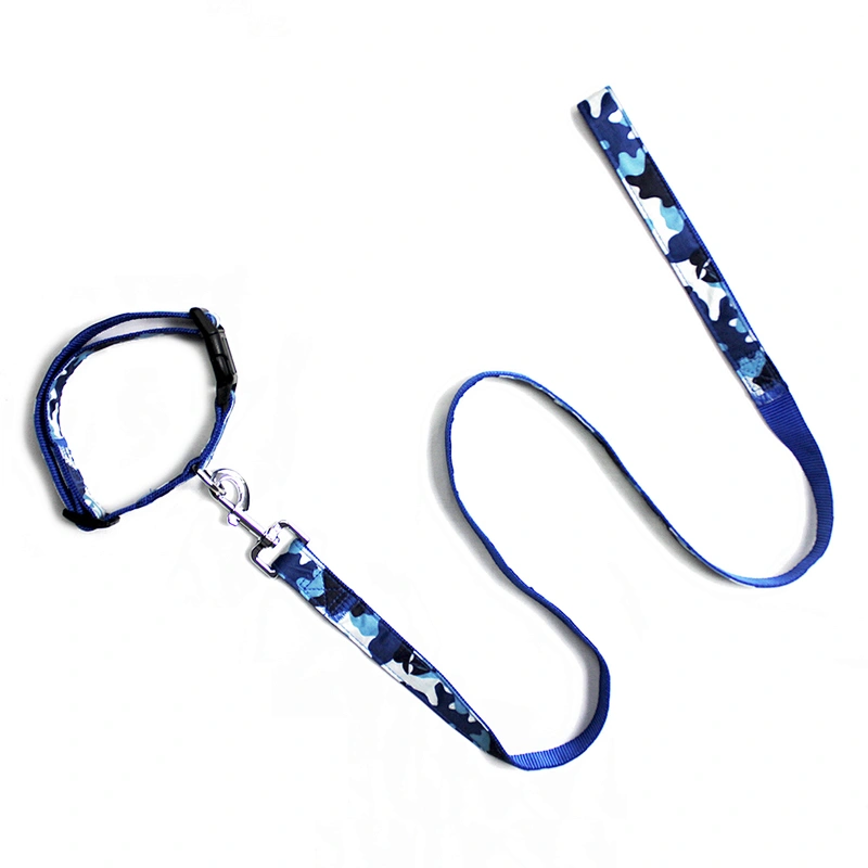 Colorful Printed 3 in 1 Adjustable Waterproof Cloth Imitation Nylon Tarpaulin with Collar and Chest Strap Pet Dog Rope Leash Set