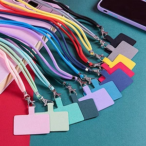 New Other Universal Phone Case Cover Rope Lanyard Cord Neck Cell Mobile Wrist Custom Nylon Patch Polyester Phone Strap Lanyard