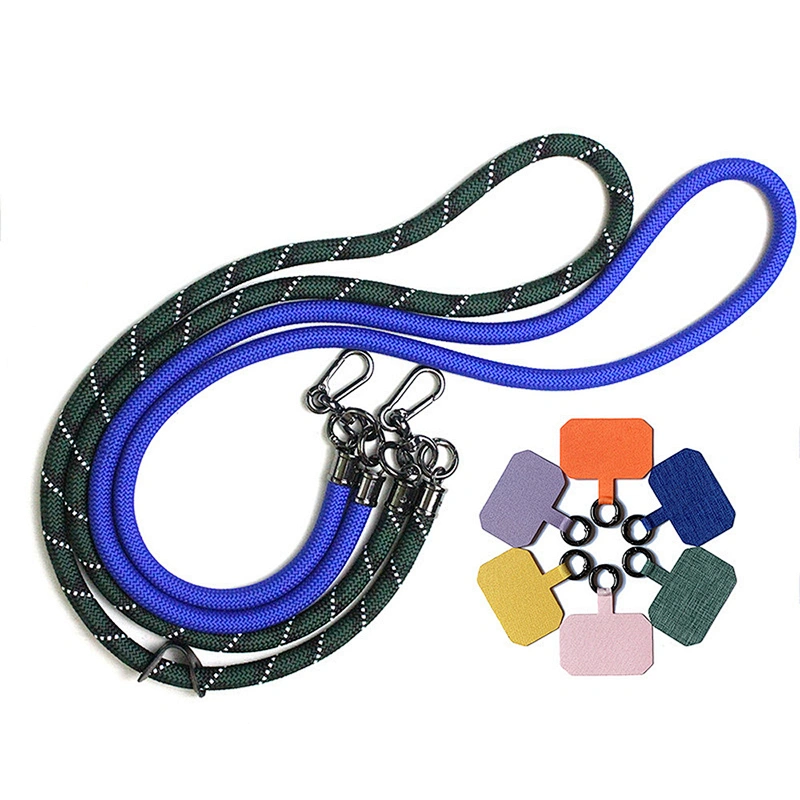 Custom Smartphone Cellphone Smart Shoulder Neck Crossbody Polyester Phone Patch Case Cell Mobile Strap Lanyard Phone Rope