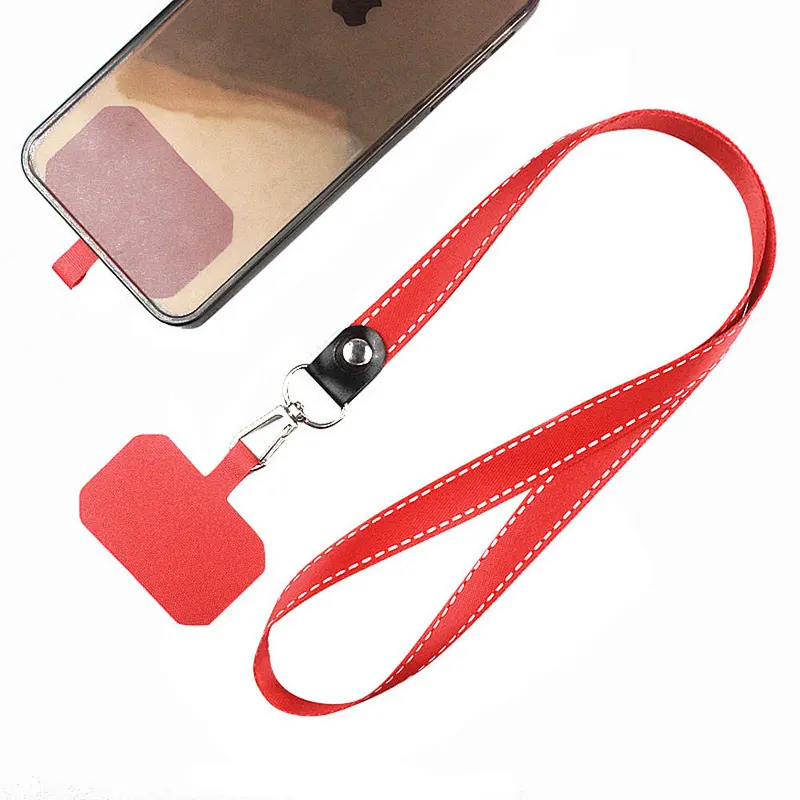 Universal Holder Custom Adjustable Polyester Necklace Shoulder Strap Lanyard Cell Phone Case Lanyard