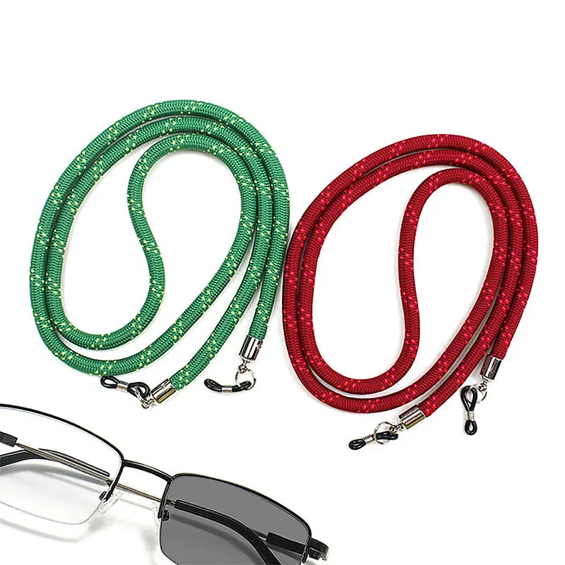 polyester neck eyewear sports adjustable string anti-slip sunglass cord eyeglasses lanyard