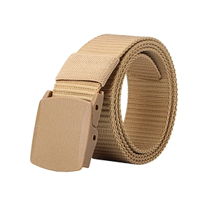 2024 Hot Custom Logo Plastic Buckle 3.8cm Tactical Woven Nylon Canvas Belt for Women and Men