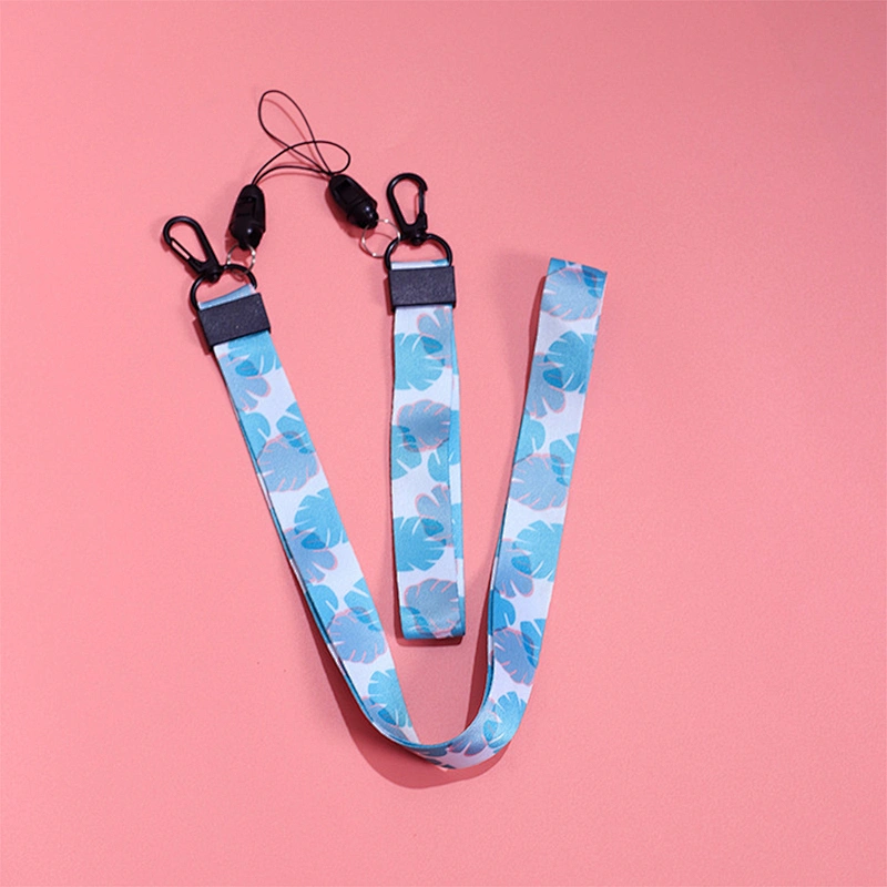Luxury Rope ID Card Strap Cute Short Custom Nursing Medical Wristlet for Key Wrist Keychain Necklace Teacher Polyester Lanyard