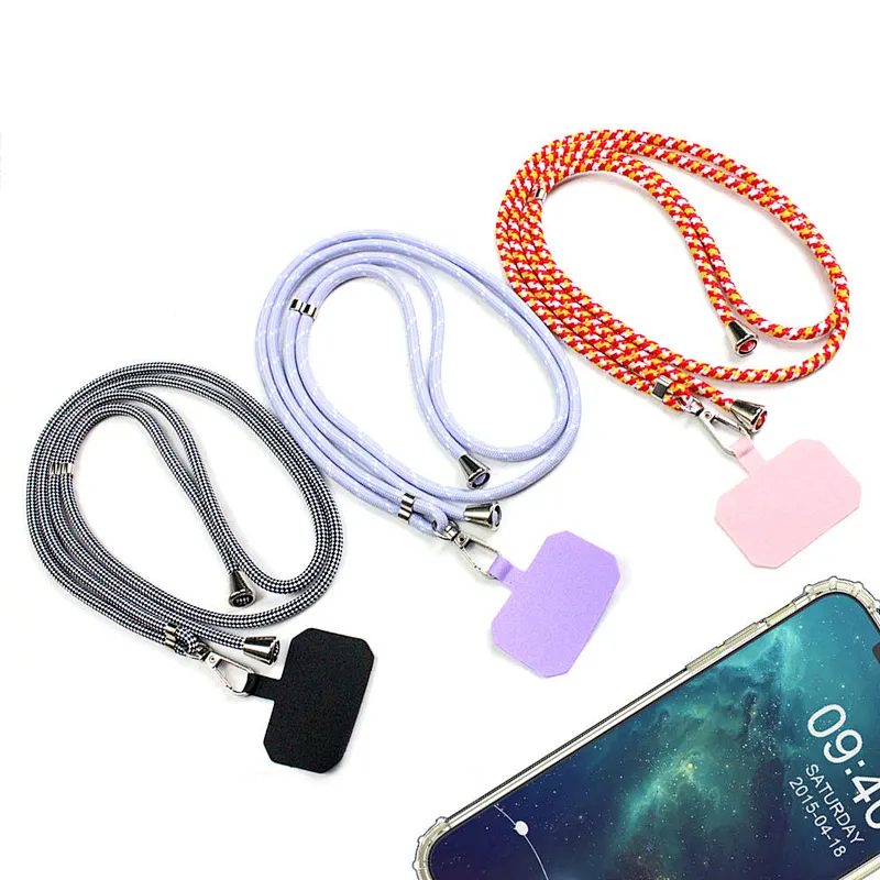 2024 Universal Mobile Phone Lanyard Neck Adjustable Strap  Rope With Phone Tether Patch