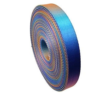 with for Bag Embossed Weave Sublimation Printed Logo Custom Jacquard Reflective Polyester PP Nylon Braided Woven Webbing Strap