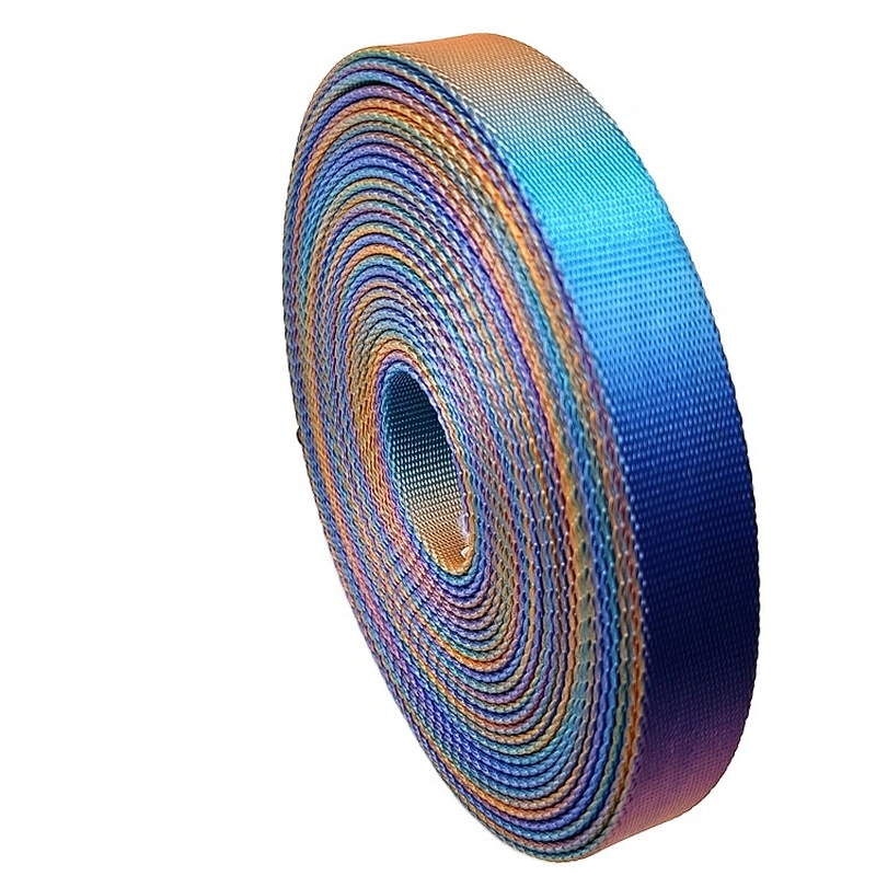 with for Bag Embossed Weave Sublimation Printed Logo Custom Jacquard Reflective Polyester PP Nylon Braided Woven Webbing Strap