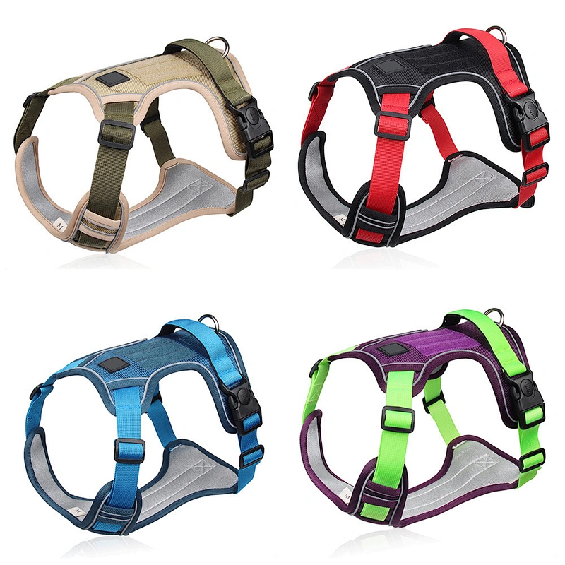 Best selling summer breathable mesh cloth cool neck adjustable harness color can be customized dog harness