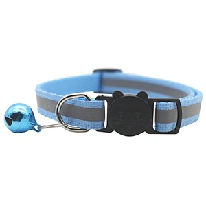 New Thick Luxury Designer Cat and Dog Collar – Custom Large Size with Plastic Buckle and Metal Bell – Available in Bulk