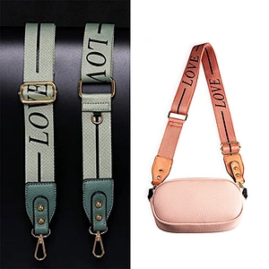 2024 Custom Logo Bag Strap 5cm Wide Crossbody Strap For Handbags Replacement Adjustable Shoulder Purse Strap