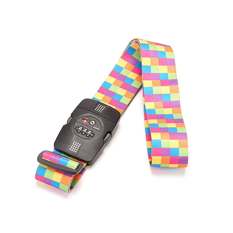 2024 Luggage Belt Travel Lock Custom Travelling Straps For Suitcases Luggages With Buckle  Approved Cable Luggage Strap