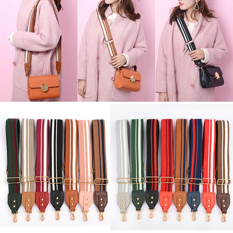 Wide Backpack Handbag Custom Adjustable Nylon Leather Lady Guitar Leopard Crossbody Custom Replacement of Bag Shoulder Strap