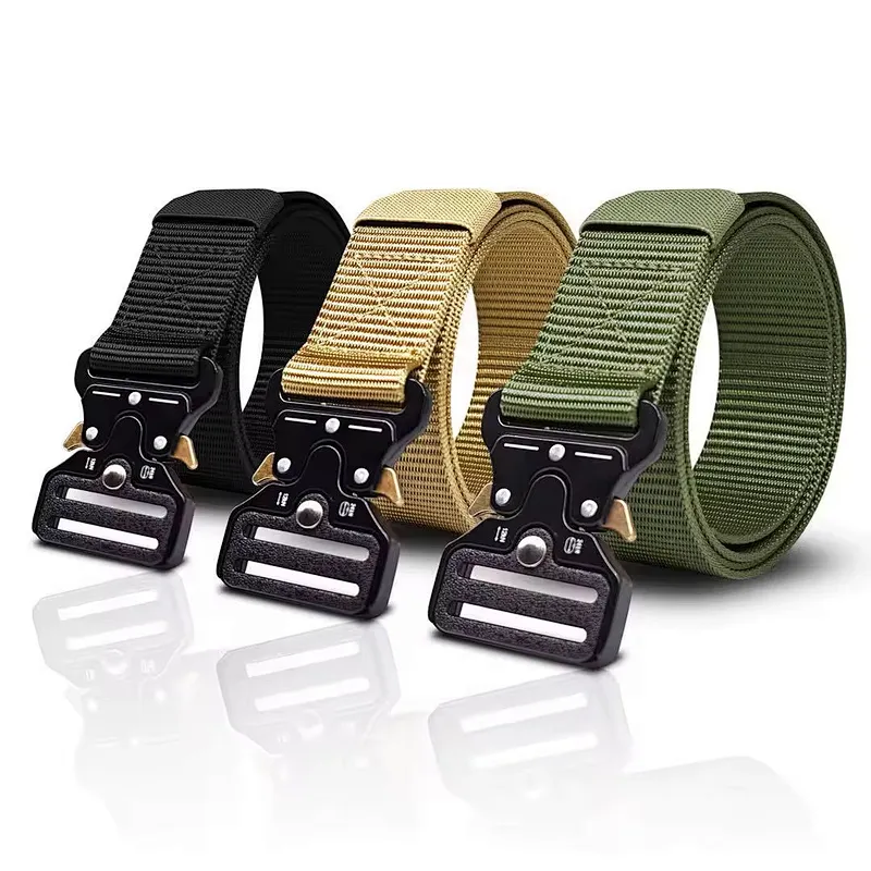 Wholesale Custom Nylon Fabric 1000D Adjust Men 3.8cm 3.8 Quick Release Training Security 1.5 inch Tactical Belt