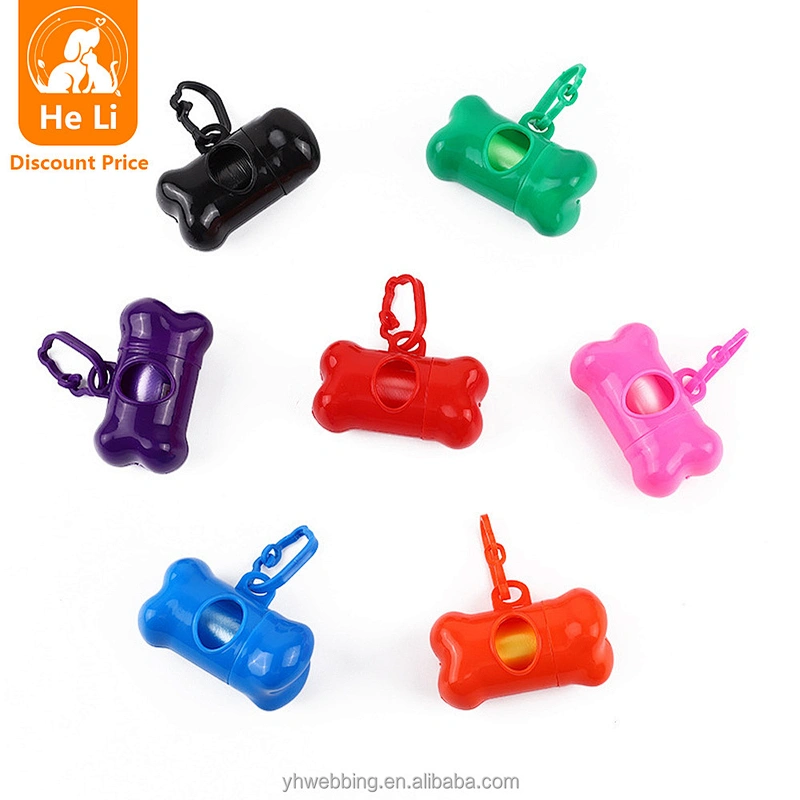 Durable Dog Poop Bag Dispenser with Upgraded Snap Hook Pet Waste Bag Holder Safe Non-Toxic PP Material Convenient and Portable