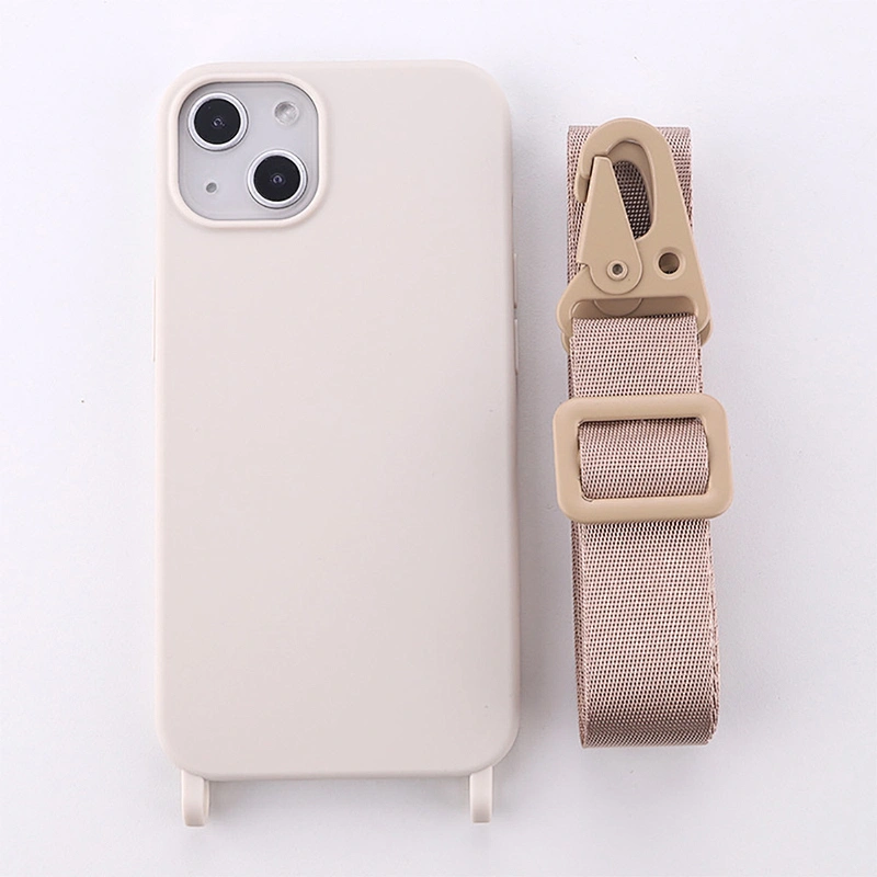 New Arrival Universal Detachable Crossbody Lanyard Rope, Necklace Phone Case Strap for iPhone 14/15, TPU Modular Case