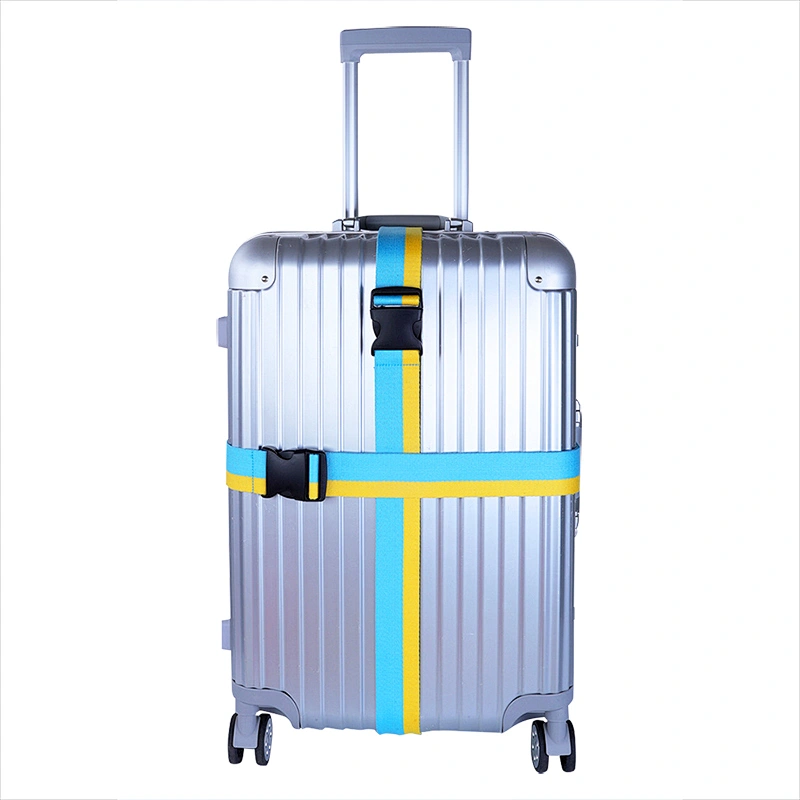 Heavy Duty Two Color PP Nylon Lock Braid Weave Woven Web Custom Travel Duffle Bag Polyester Suitcase Luggage Belt Strap
