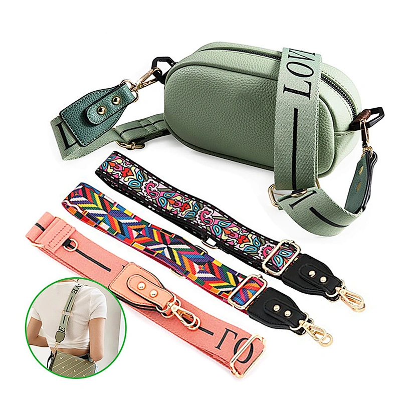 2024 Custom Logo Bag Strap 5cm Wide Crossbody Strap For Handbags Replacement Adjustable Shoulder Purse Strap