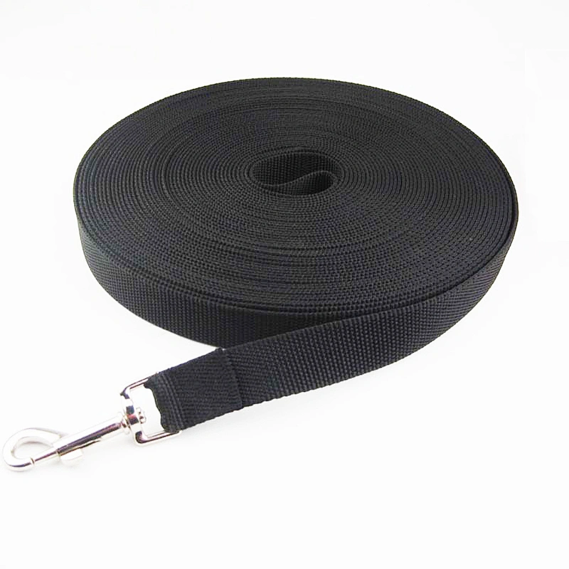 Wholesale Custom Size Color Logo Outdoor Training Walk Sublimated Woven Long PP Polyester Pet for Dog Lead Nylon Leash