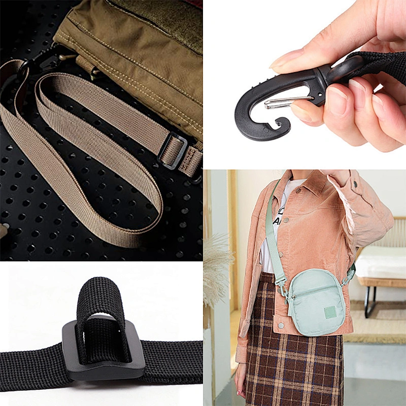 2024 Factory Shoulder Crossbody Women Men Lady Girl Adjustable Woven Fabric Custom Wide Polyester Nylon Handbag Bag Strap
