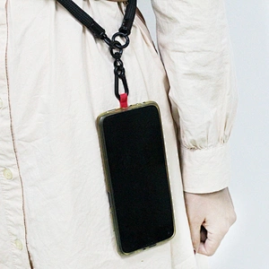 Neon Colour Tpu Transparent Anchor Necklace With Phone Lanyard Tether Cell Phone Lanyard Patch