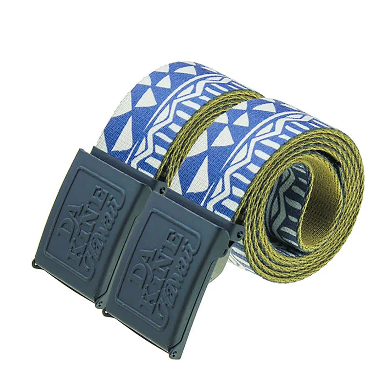 Fashion Designer Women Men Custom Polyester Imitation Nylon Polyester Canvas Waist Sublimated Print Logo Fabric Canvas Belt