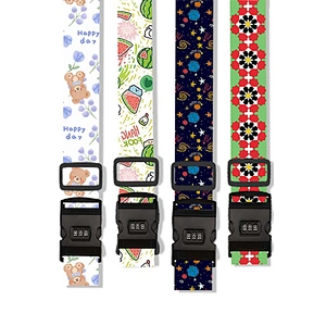 Factory wholesale polyester nylon sling luggage straps easy to disassemble for travel