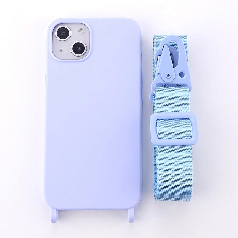 New Arrival Universal Detachable Crossbody Lanyard Rope, Necklace Phone Case Strap for iPhone 14/15, TPU Modular Case