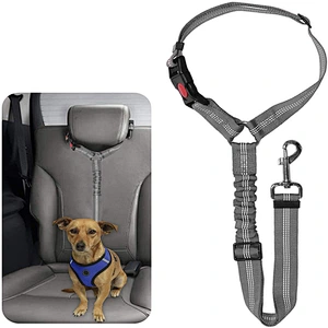Wholesale Multifunctional Training Waist Strap Adjustable Reflective Nylon Bungee Safety Pet Cat Leash Dog Car Seat Belt
