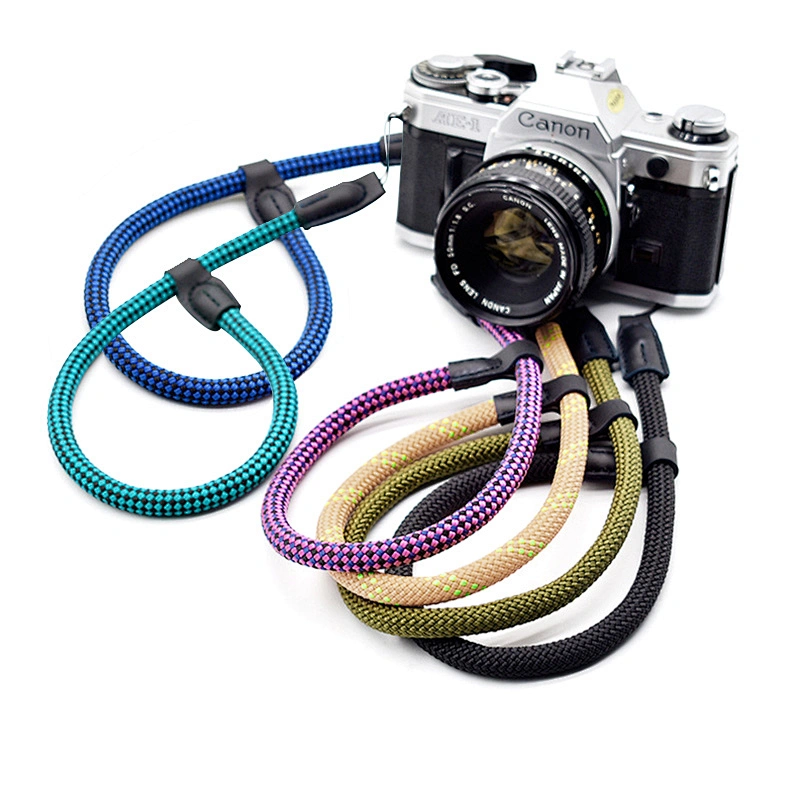 2024 Custom Quick Release Hand Lanyard Adjustable Shoulder Nylon Round Wrist  Neck Rope Camera Strap