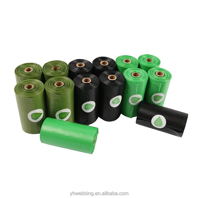 Eco-Friendly Biodegradable Pet Waste Bags Strong Load-Bearing Recycled Roll Core Easy Tear Reusable