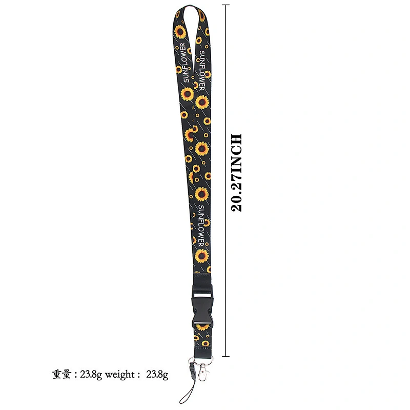 Logo Custom Neck Satin Nylon Woven Teacher Strap Badge ID Card Holder Sublimated Polyester Lanyard Breakaway Lanyard